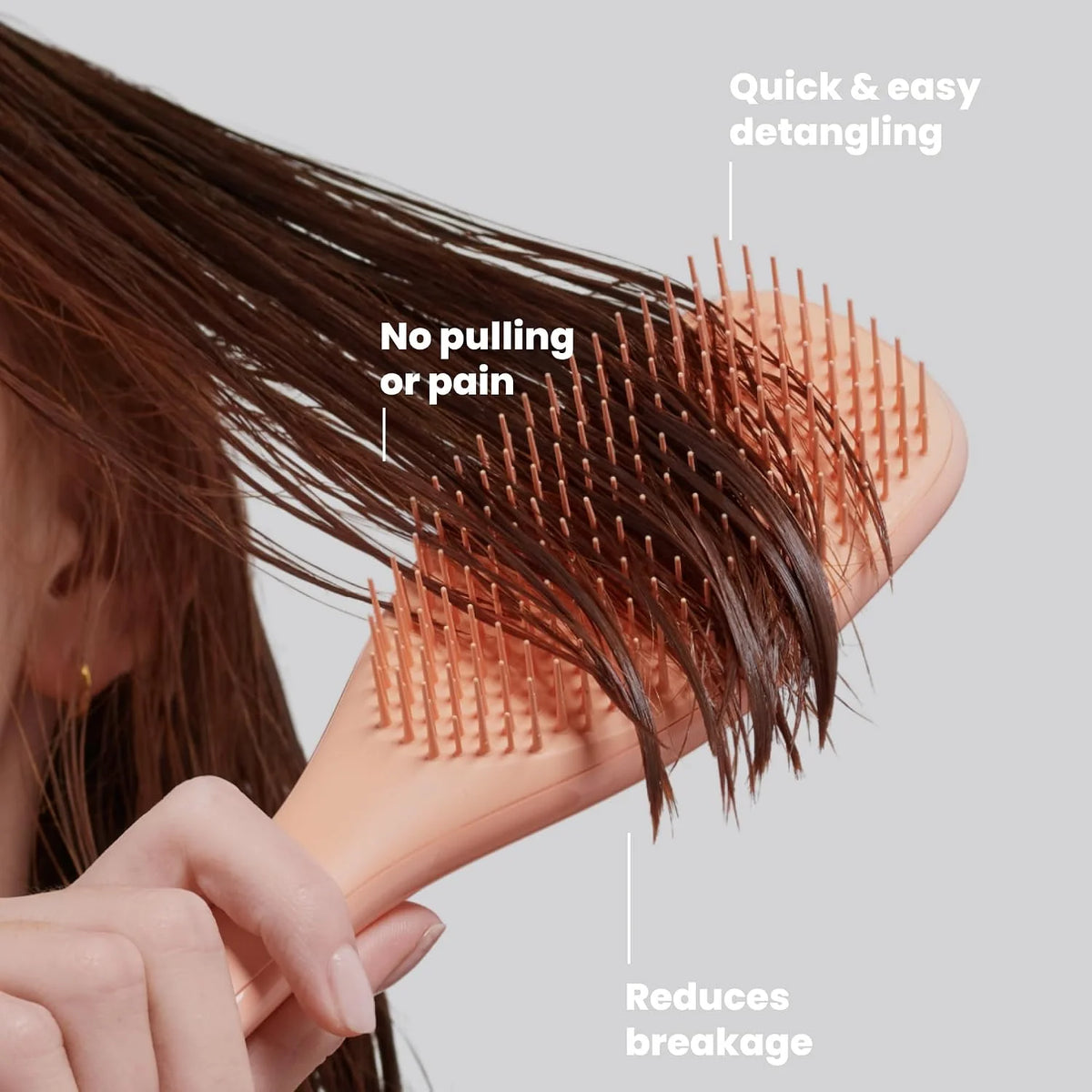 Tangle Teezer Ultimate Detangler Brush, Straight to Wavy, Cappuccino
