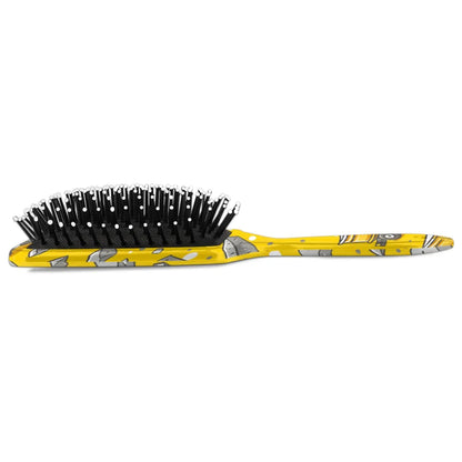 Personalized Cute Car Detangler-Hair-Brush for Kids Boys,Glides Through Tangles Comb,Custom Name Hair Brushes for All Hair Types Wet/Dry/Curly/Thick Hair,White 2