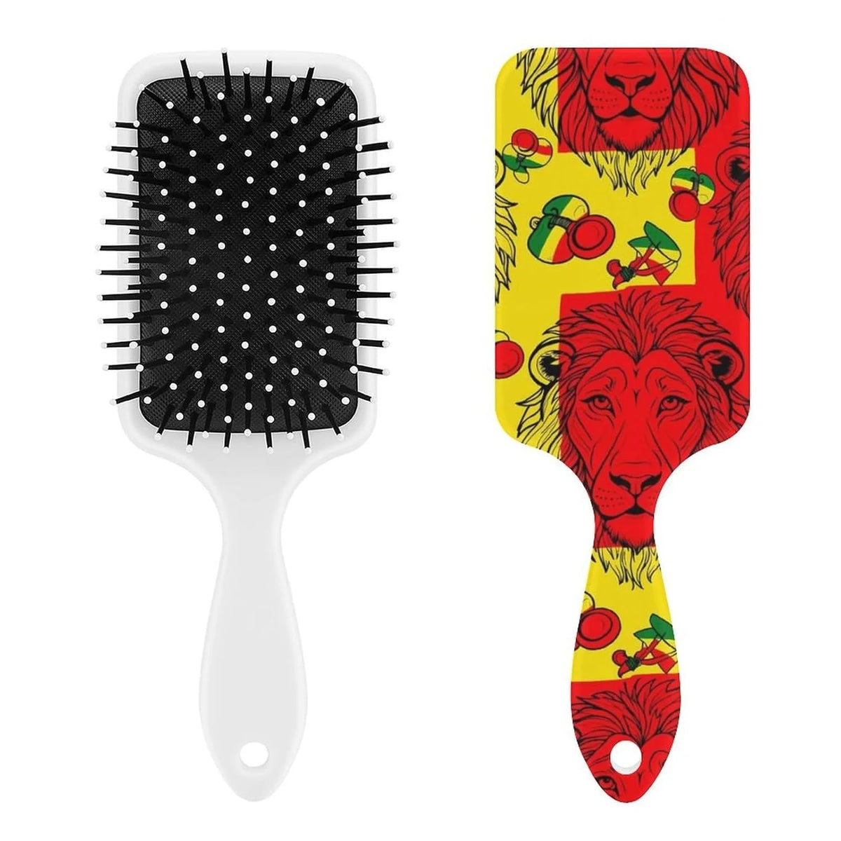 Air Cushion Comb for Massage Japanese Ocean Wave Fish Koifish Art, For Curly Long Thick Straight Hair, Women Girls Ladies