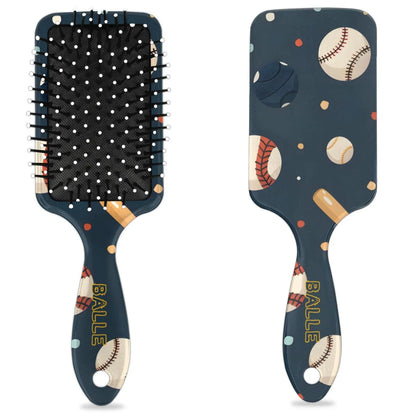 Personalized Cool-Rocket Detangler-Hair-Brush for Kids-Boys,Glides Through Tangles Comb,Custom Name Hair Brushes for All Hair Types Wet/Dry/Curly/Thick Hair,Dark Blue