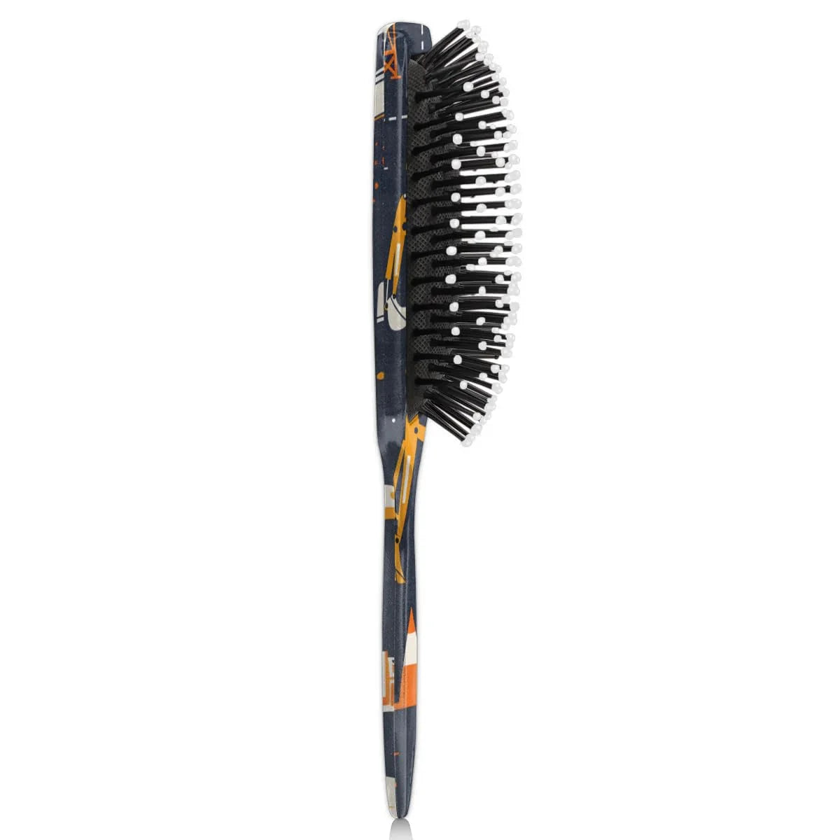 Personalized Cool-Rocket Detangler-Hair-Brush for Kids-Boys,Glides Through Tangles Comb,Custom Name Hair Brushes for All Hair Types Wet/Dry/Curly/Thick Hair,Dark Blue