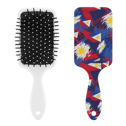 Air Cushion Comb for Massage Japanese Ocean Wave Fish Koifish Art, For Curly Long Thick Straight Hair, Women Girls Ladies