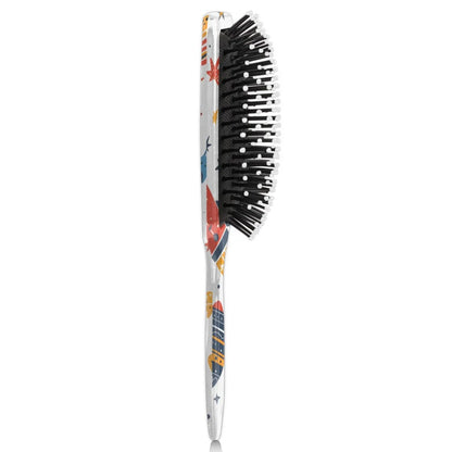 Personalized Cool-Rocket Detangler-Hair-Brush for Kids-Boys,Glides Through Tangles Comb,Custom Name Hair Brushes for All Hair Types Wet/Dry/Curly/Thick Hair,Dark Blue