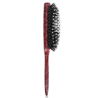 Personalized-Kids-Hair-Brush for Boy Girls Custom Gift Detangler Brush Soft Bristle Hair Brushes Travel Hair Brush for All Hair Types Christmas Hallowmas Spider Web Sliver Dot