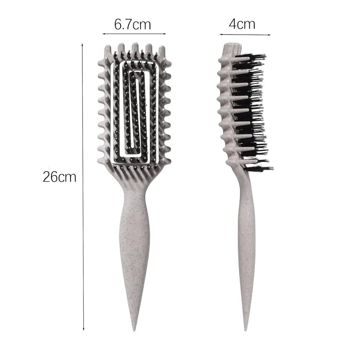 Curly Hair Brush Candybrush Curl Defining Brush for Detangling Shaping and Defining Curls for Women, Men, Wet & Dry Hair (Green Pink)