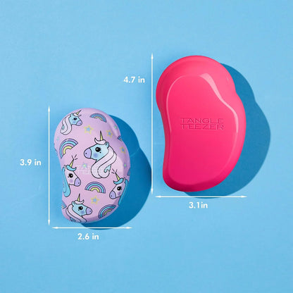 Tangle Teezer Original Detangler Mini Hair Brush for Kids, Unicorn Magic