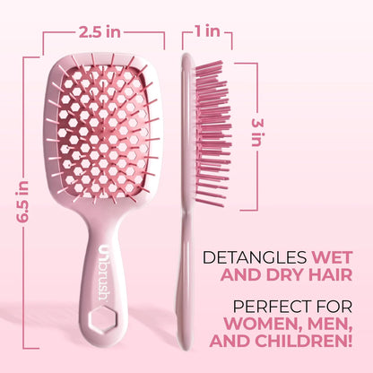 FHI Heat UNbrush Mini Detangling Brush for Wet & Dry Hair