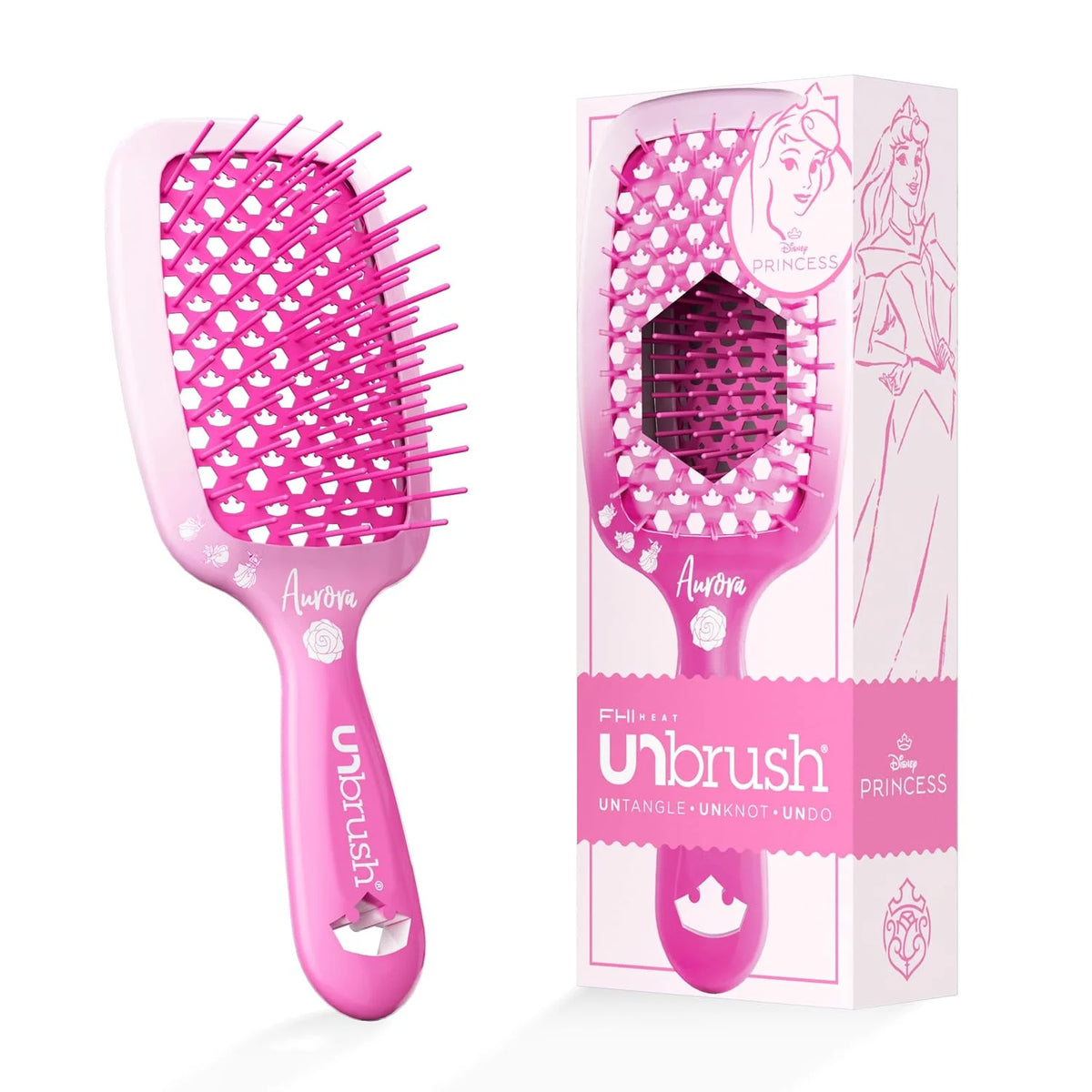 FHI Heat UNbrush Detangling Hairbrush - Disney Princess