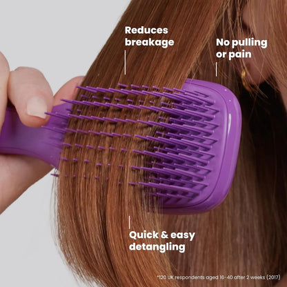 Tangle Teezer Ultimate Detangler Mini Hair Brush, Pink & Mint