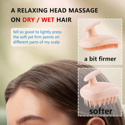 Scalp Scrubber Massager Shampoo Brush,Exfoliator for Dandruff & Hair Growth