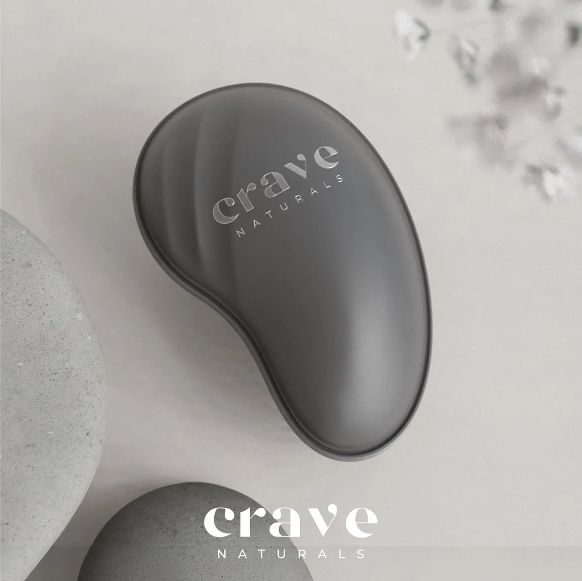 Crave Naturals Mini Detangler Hair Brush Turquoise – Glide Thru Hair Detangler Brush for Women, Kids & Toddlers – Gentle Scalp Care, No-Pain Tangle-Free Hairbrush for All Hair Types, Travel Hair Brush