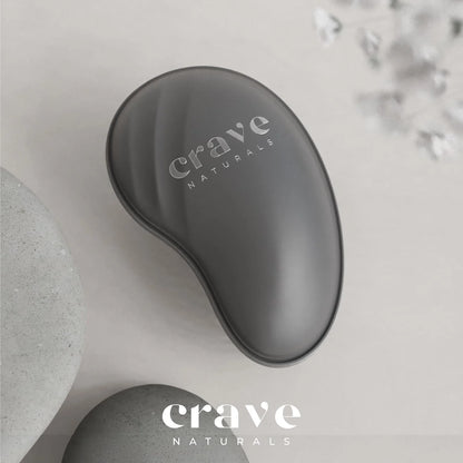 Crave Naturals Mini Detangler Hair Brush Turquoise – Glide Thru Hair Detangler Brush for Women, Kids & Toddlers – Gentle Scalp Care, No-Pain Tangle-Free Hairbrush for All Hair Types, Travel Hair Brush