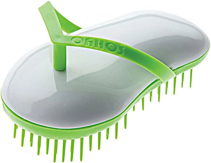 B128 Shower Head Brush/Exfoliator Shampoo Brush/Head Massager Scalp Stress Relax Shower Brush/Scalp Scrub Hair Brush Massager/Hair Massager for Hair Growth/Scalp Dandruff Brush Small Hair Brush