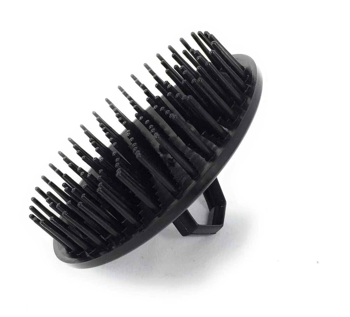 G.B.S Easy to Hold Hair Scalp Shampoo Brush Scrubber, 4 Black, 4 Red, Pack of 8