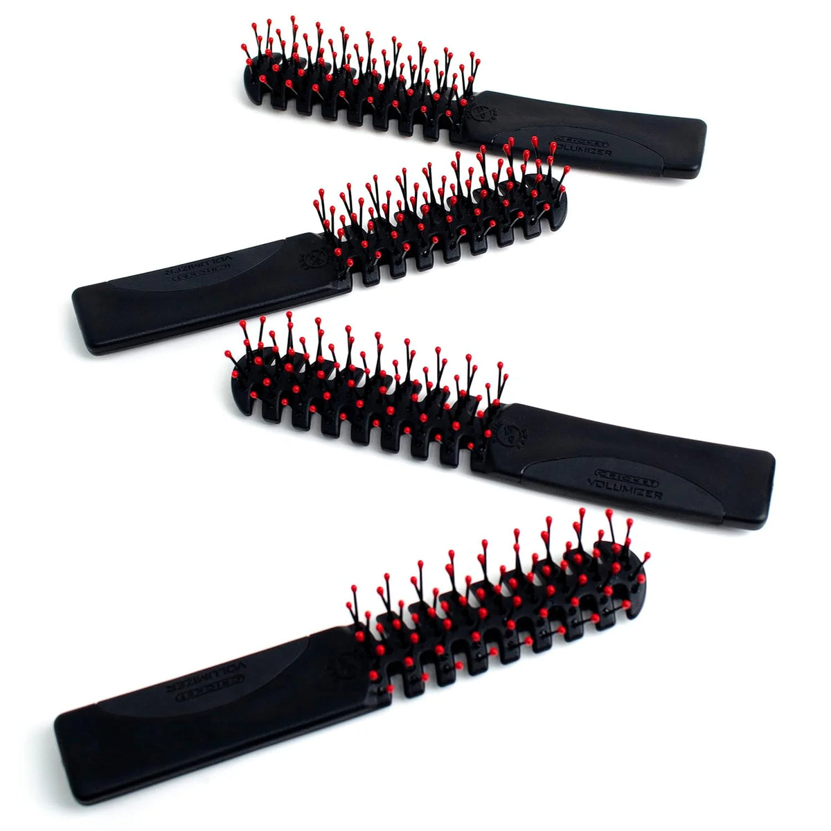 Cricket Static Free Volumizer Hair Brush - Styling, and Detangling All Hair Types, Long, Short, Thick, Thin, Curly, Straight, and Wavy, Happy Hair (Sky Blue)
