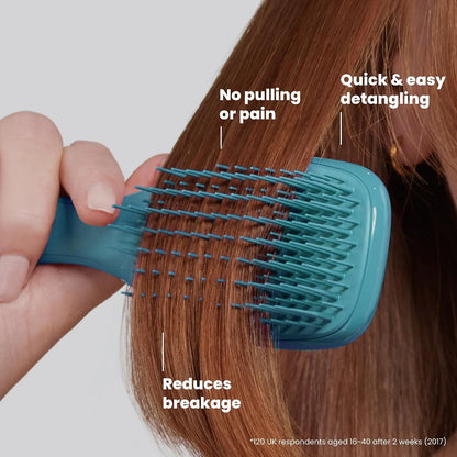 Tangle Teezer Ultimate Detangler Mini Hair Brush, Pink & Mint