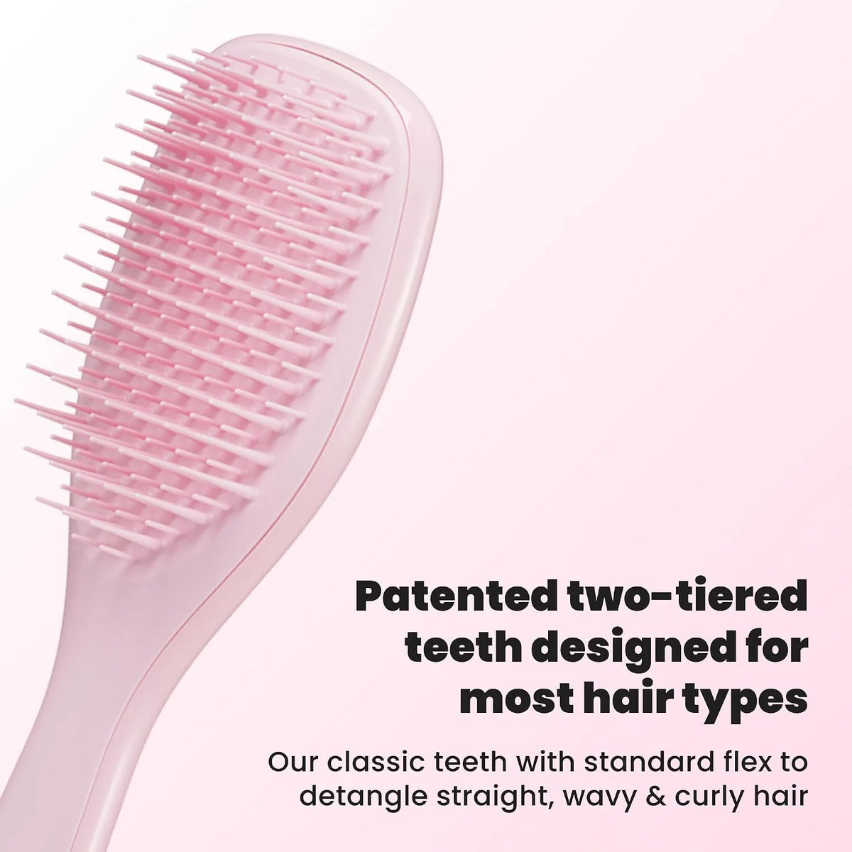 Tangle Teezer Ultimate Detangler Mini Hair Brush, Pink & Mint