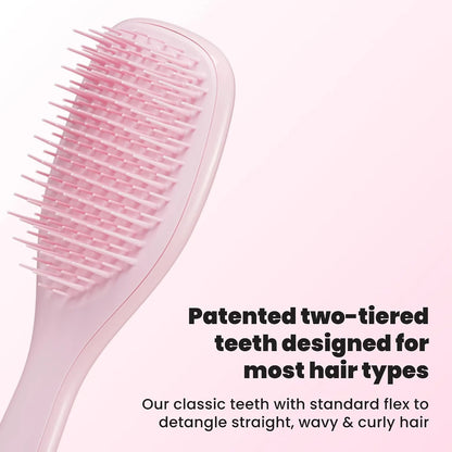 Tangle Teezer Ultimate Detangler Mini Hair Brush, Pink & Mint