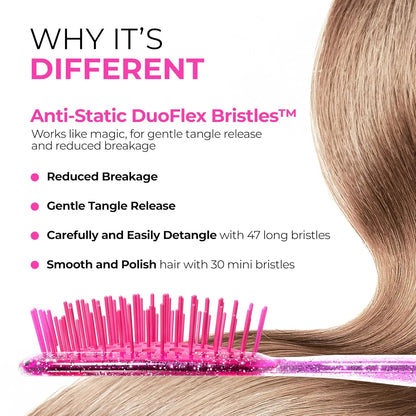 FHI Heat UNbrush Mini Detangling Brush for Wet & Dry Hair