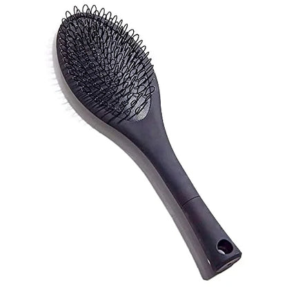 The Hair Shop Light Blue Loop Brush - Salon Professional Grade with Ergonomic Design - Safe Detangler Tool for 100% Remy Human and Synthetic Hair Extensions and Wigs (Light Blue)