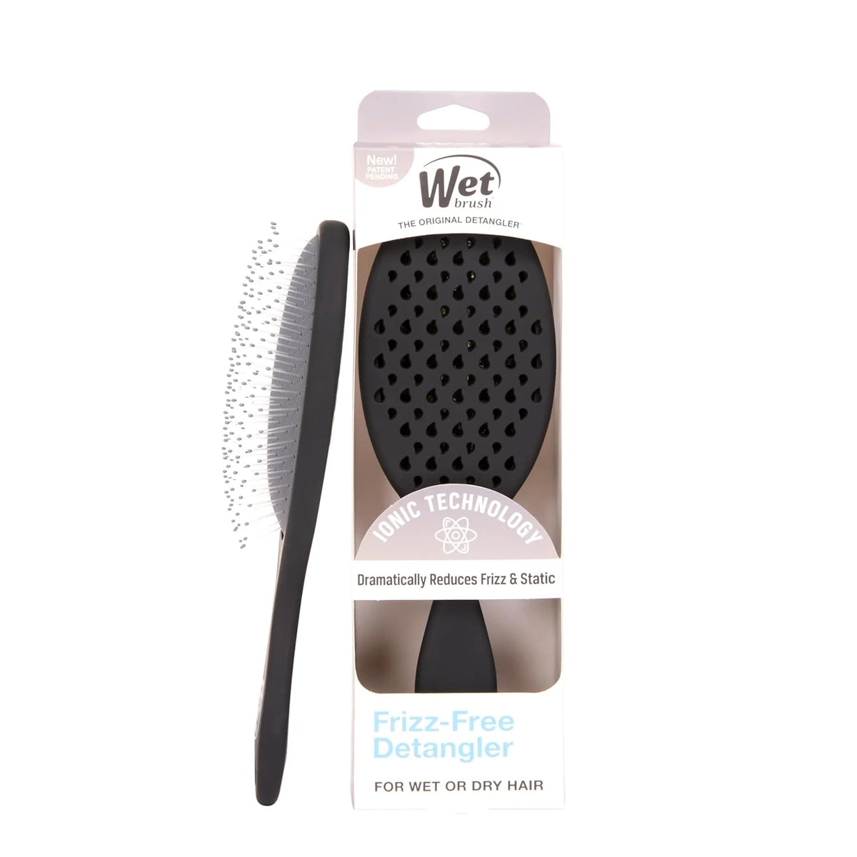 Wet Brush Frizz-Free Detangler Brush with Ionic Technology, Pink, Provides Frizz Control, Reduces Static, and Smooths All Hair Types, Best For Dry Hair, Made for Women, Men & Kids