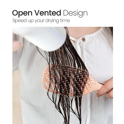 AIMIKE Vented Hair Brush for Fine Thin Hair, Gentle Detangler for Women