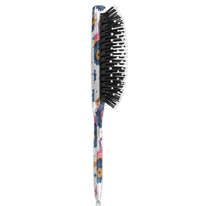 Personalized Cute Car Detangler-Hair-Brush for Kids Boys,Glides Through Tangles Comb,Custom Name Hair Brushes for All Hair Types Wet/Dry/Curly/Thick Hair,White 2