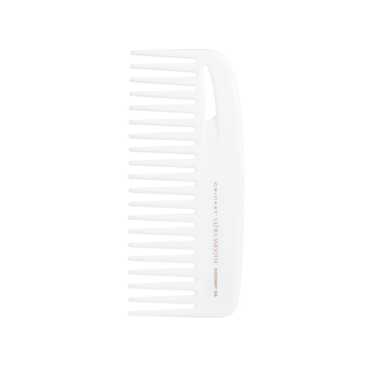 Cricket Ultra Smooth Coconut Conditioning Comb – Infused with Coconut Oil & Keratin for Frizz-Free Shine and Hydration, Ideal for Mid-Length, Thick, and Textured Hair