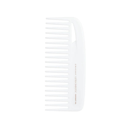 Cricket Ultra Smooth Coconut Conditioning Comb – Infused with Coconut Oil & Keratin for Frizz-Free Shine and Hydration, Ideal for Mid-Length, Thick, and Textured Hair