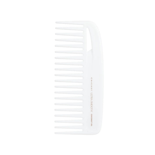 Cricket Ultra Smooth Coconut Conditioning Comb – Infused with Coconut Oil & Keratin for Frizz-Free Shine and Hydration, Ideal for Mid-Length, Thick, and Textured Hair