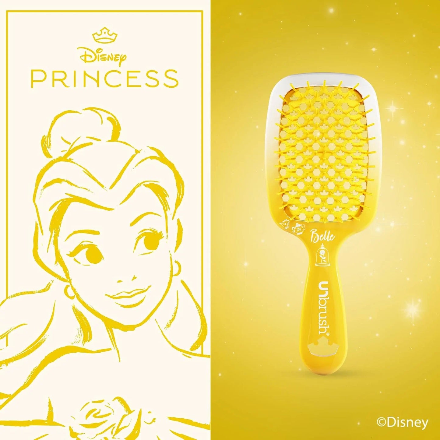 FHI Heat UNbrush Detangling Hairbrush - Disney Princess