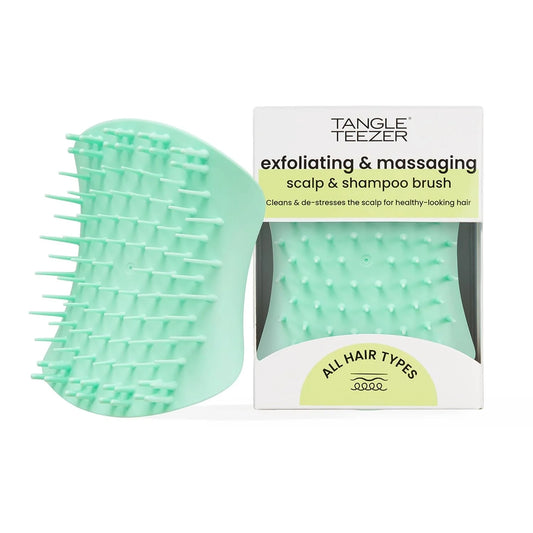 Tangle Teezer Scalp & Shampoo Brush to Exfoliate & Massage, Mint
