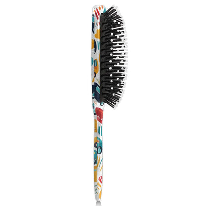 Personalized Cute Car Detangler-Hair-Brush for Kids Boys,Glides Through Tangles Comb,Custom Name Hair Brushes for All Hair Types Wet/Dry/Curly/Thick Hair,White 2