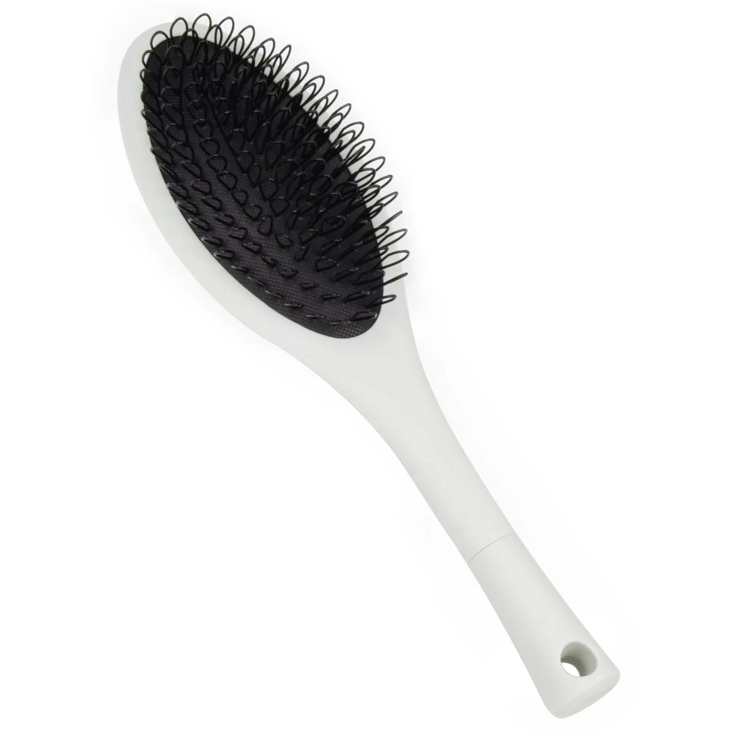 The Hair Shop Light Blue Loop Brush - Salon Professional Grade with Ergonomic Design - Safe Detangler Tool for 100% Remy Human and Synthetic Hair Extensions and Wigs (Light Blue)