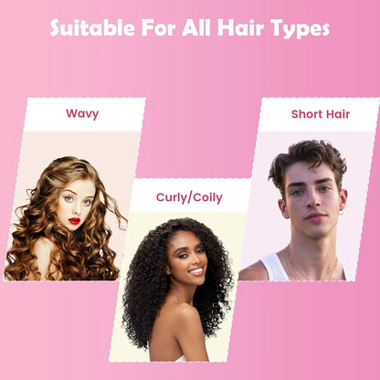 ABOYOY Curl Defining Brush with Side Gear for Curly Hair, Detangling & Styling Brush for Women Men, Lightweight Ergonomic Candy Brush Works on Wet or Dry Hair(green)