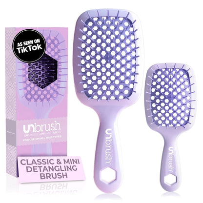 FHI Heat UNbrush Detangling Brush Combo Pack - Original + Mini