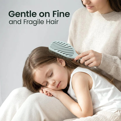 AIMIKE Paddle Hairbrush for Women & Kids Fine Hair, Wet & Dry