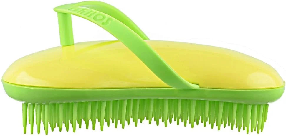 B128 Shower Head Brush/Exfoliator Shampoo Brush/Head Massager Scalp Stress Relax Shower Brush/Scalp Scrub Hair Brush Massager/Hair Massager for Hair Growth/Scalp Dandruff Brush Small Hair Brush