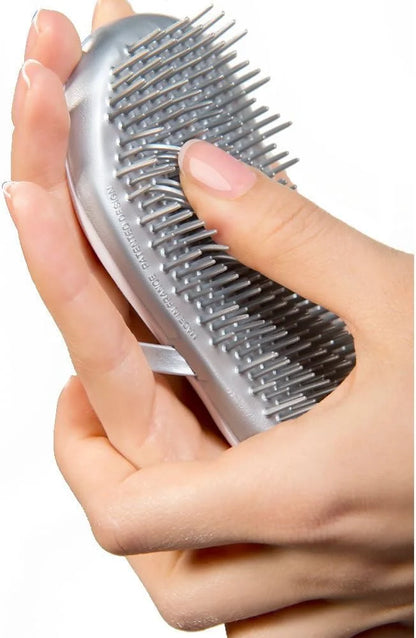 B128 Shower Head Brush/Exfoliator Shampoo Brush/Head Massager Scalp Stress Relax Shower Brush/Scalp Scrub Hair Brush Massager/Hair Massager for Hair Growth/Scalp Dandruff Brush Small Hair Brush
