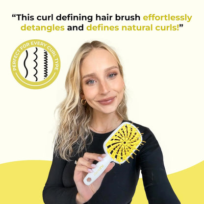 FHI Heat UNbrush Plus Ultra-Light Detangling Brush for Fine & Fragile Hair