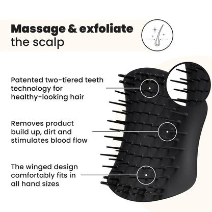 Tangle Teezer Scalp & Shampoo Brush to Exfoliate & Massage, Mint