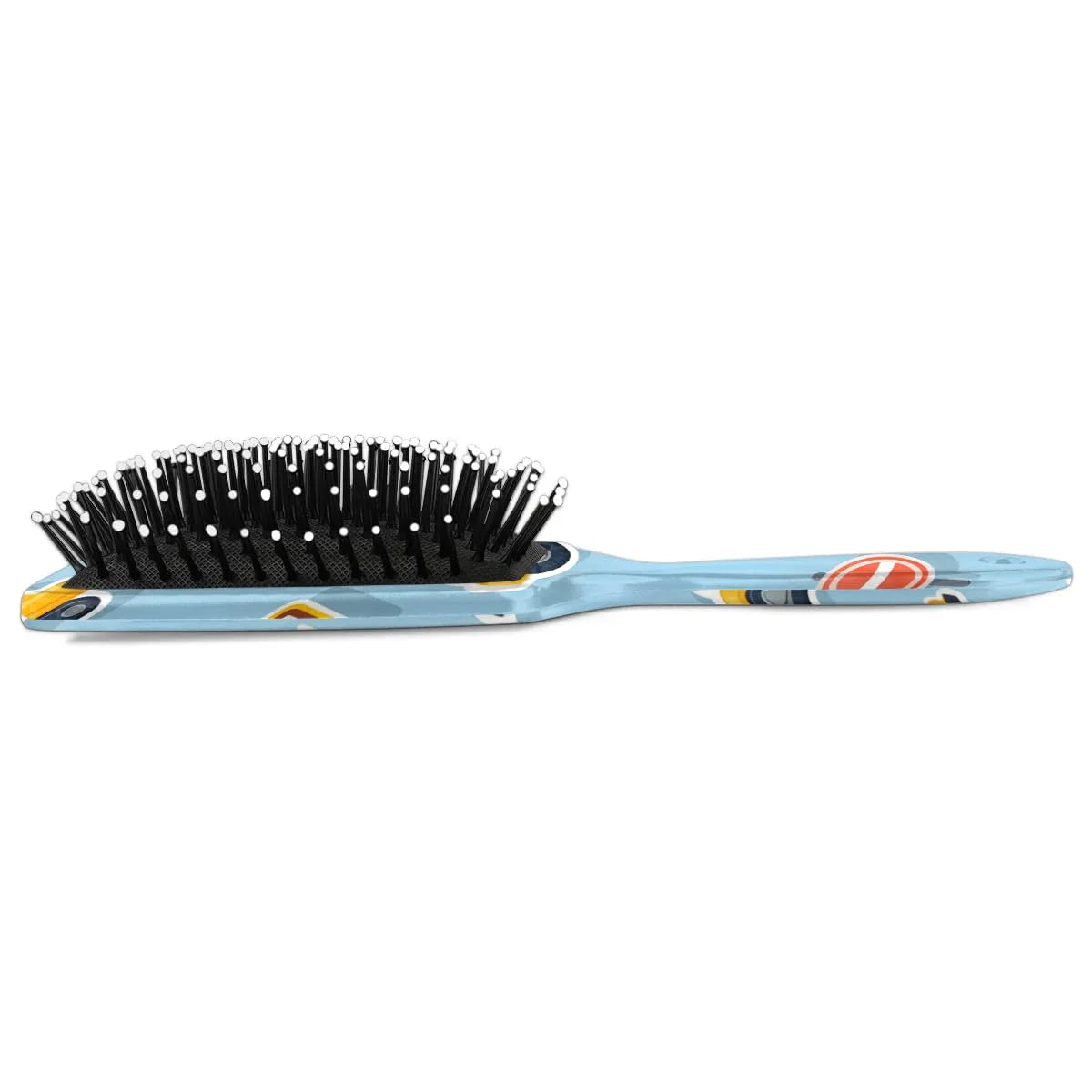 Personalized Cool-Rocket Detangler-Hair-Brush for Kids-Boys,Glides Through Tangles Comb,Custom Name Hair Brushes for All Hair Types Wet/Dry/Curly/Thick Hair,Dark Blue