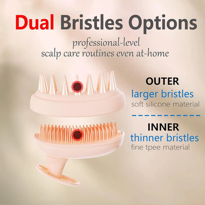 Scalp Scrubber Massager Shampoo Brush,Exfoliator for Dandruff & Hair Growth