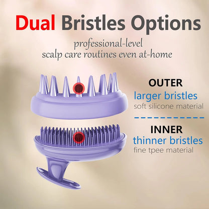 Scalp Scrubber Massager Shampoo Brush,Exfoliator for Dandruff & Hair Growth