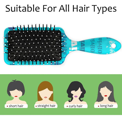 Personalized Name Hair Brush Detangler Brush Gifts for Women Man Custom Detangler-Hair-Brush Kids-Toddler-Girls for Travel All Hair Types