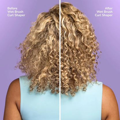 Wet Brush Curl Shaper Detangler Brush, Purple, Made for Women, Men & Kids