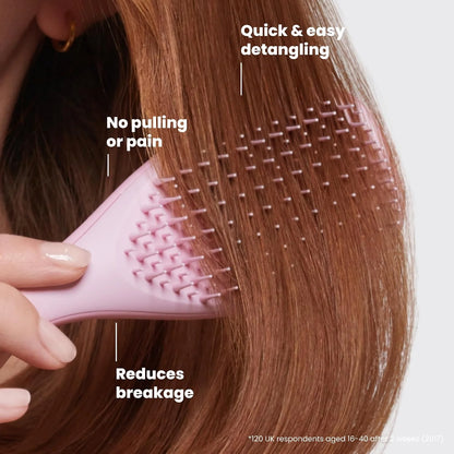 Tangle Teezer Ultimate Detangler Mini Hair Brush, Pink & Mint