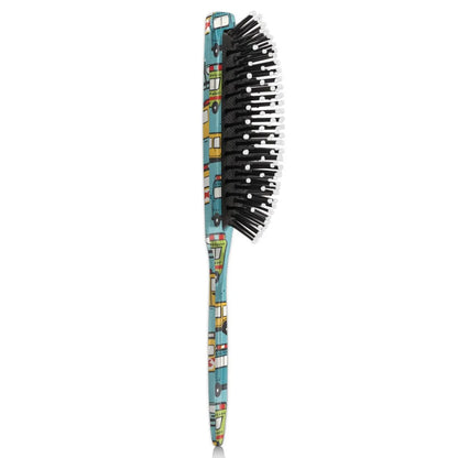 Personalized Cute Car Detangler-Hair-Brush for Kids Boys,Glides Through Tangles Comb,Custom Name Hair Brushes for All Hair Types Wet/Dry/Curly/Thick Hair,White 2