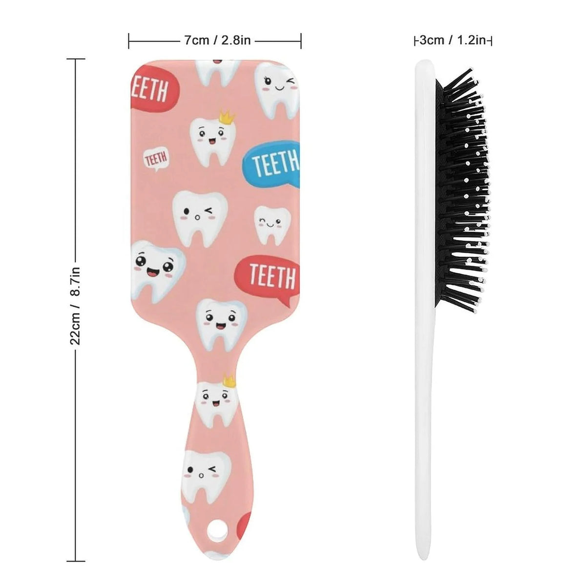 Air Cushion Comb for Massage Japanese Ocean Wave Fish Koifish Art, For Curly Long Thick Straight Hair, Women Girls Ladies