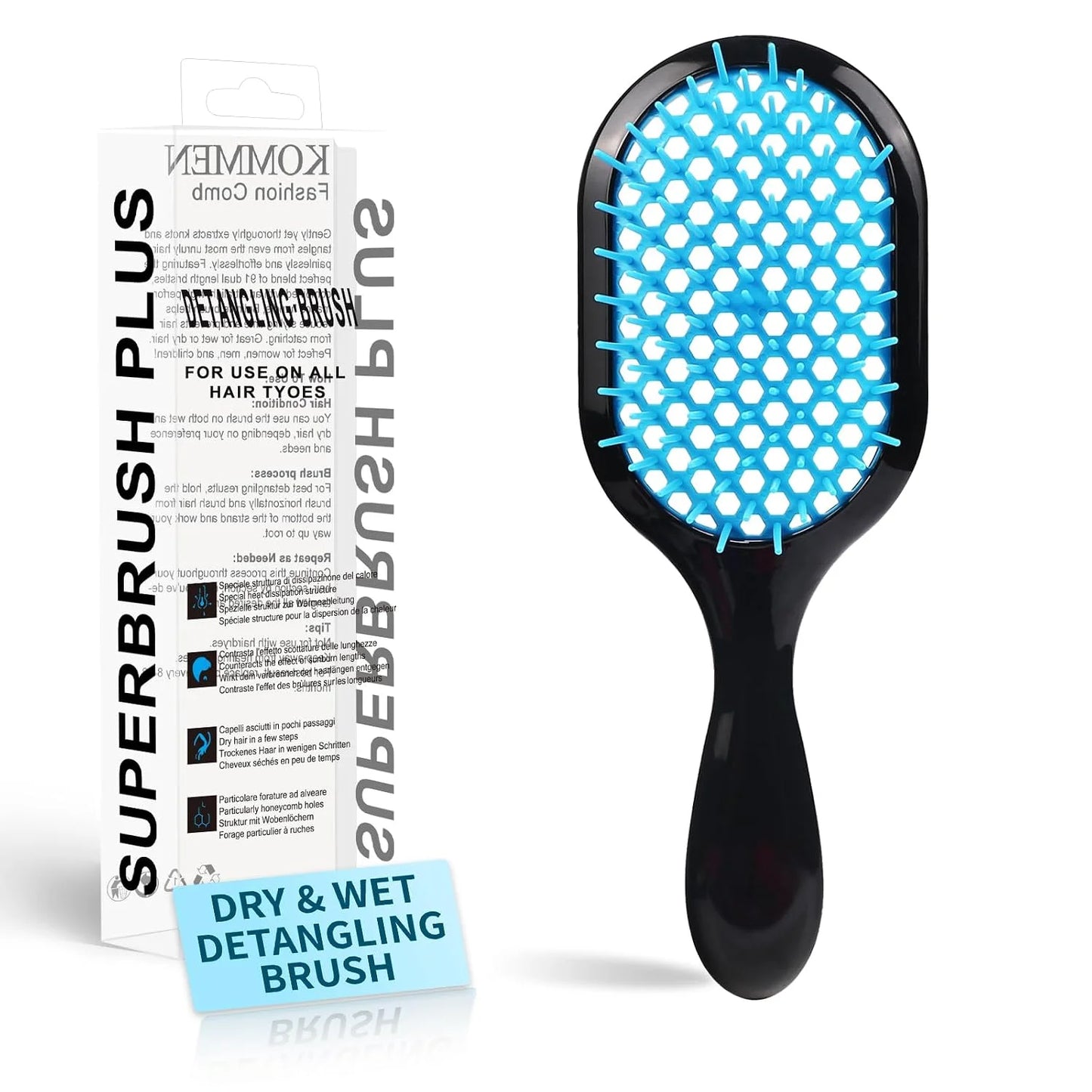 Detangling Brush,1 Pack Detangler Brush, Gentle & Effective Detangling on Wet or Dry Fragile Hair Types,Ultra-light, Detangling Brsuh ventilated and antistatic hairbrush (green1)